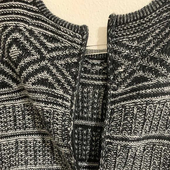 (T205) Ethereal by 🐦 Women's Sz Small Sweater Dress Black & White, Really Cute - Picture 8 of 13